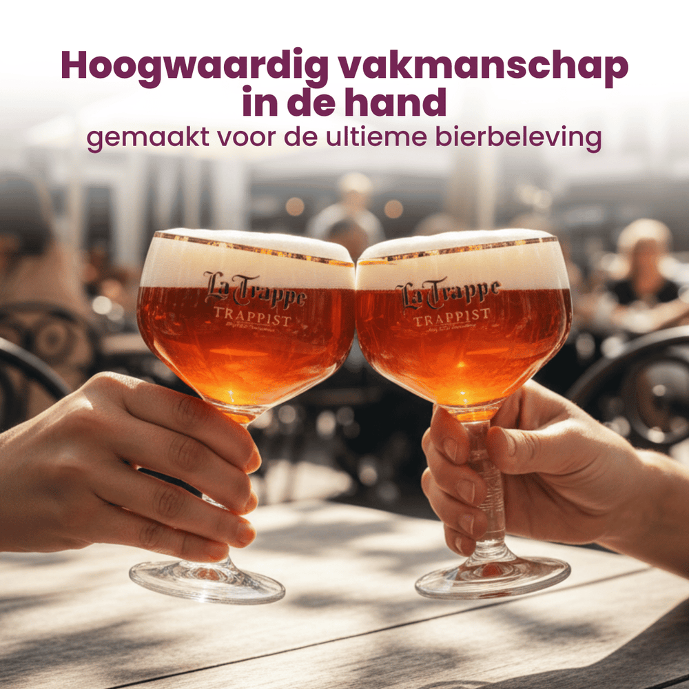 La Trappe Bierglazen 250 ml - 4 Stuks
