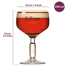 La Trappe Bierglazen 250 ml - 4 Stuks