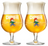 La Chouffe Bierglazen - 330 ml - 2 stuks