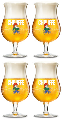 La Chouffe Bierglazen 330 ml - 4 Stuks