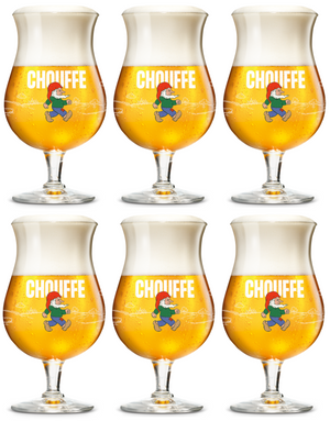 La Chouffe Bierglazen - 330 ml - 6 stuks