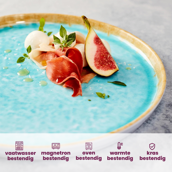 Cosy & Trendy Pizzabord / Onderbord Laguna Azzurro ø 31 cm