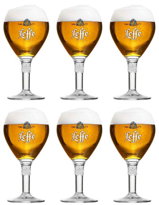 Leffe Bierglazen 330 ml - 6 Stuks