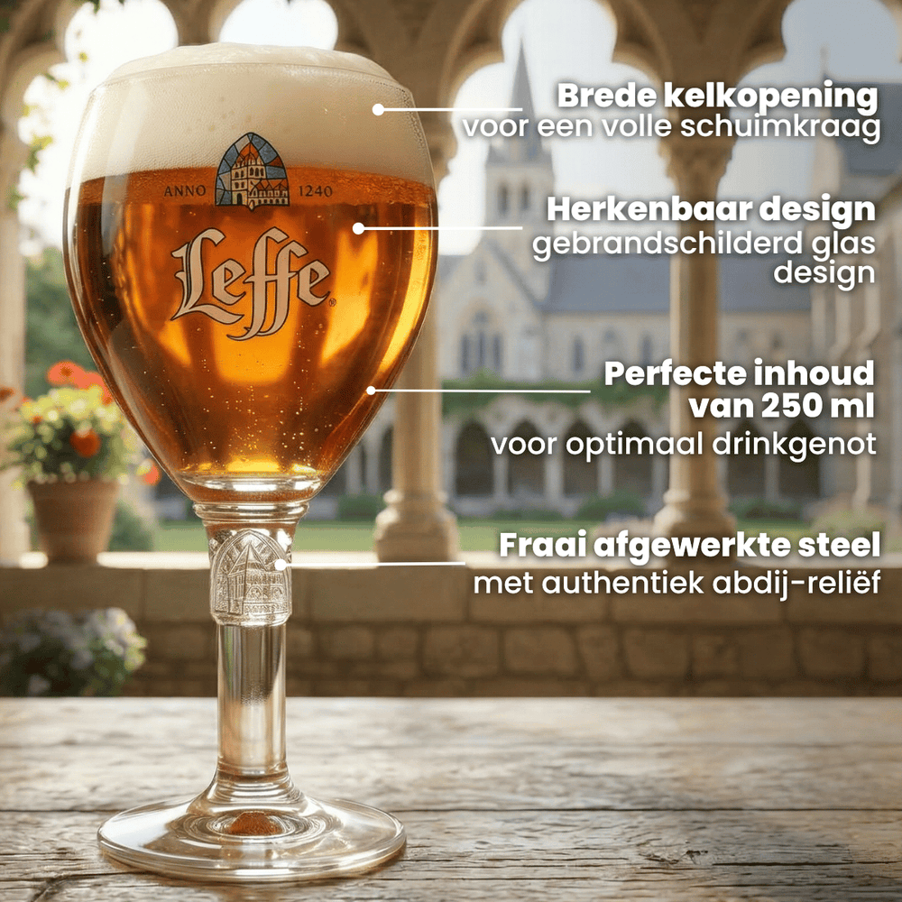 Leffe Bierglazen 250 ml - 2 stuks