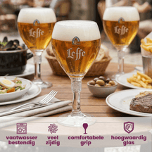 Leffe Bierglazen 250 ml - 2 stuks
