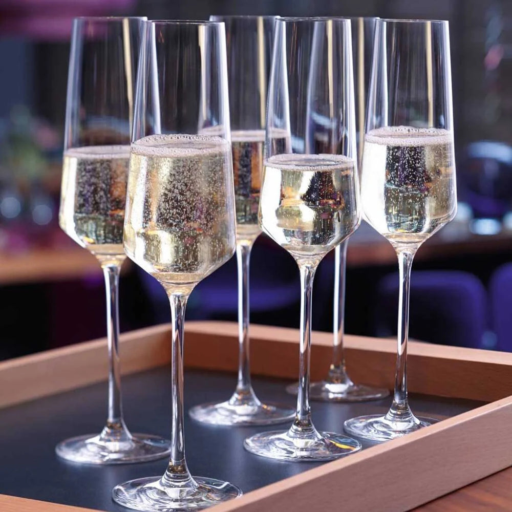 Leonardo Champagneglazen - Flutes - Puccini - 280 ml - 6 stuks