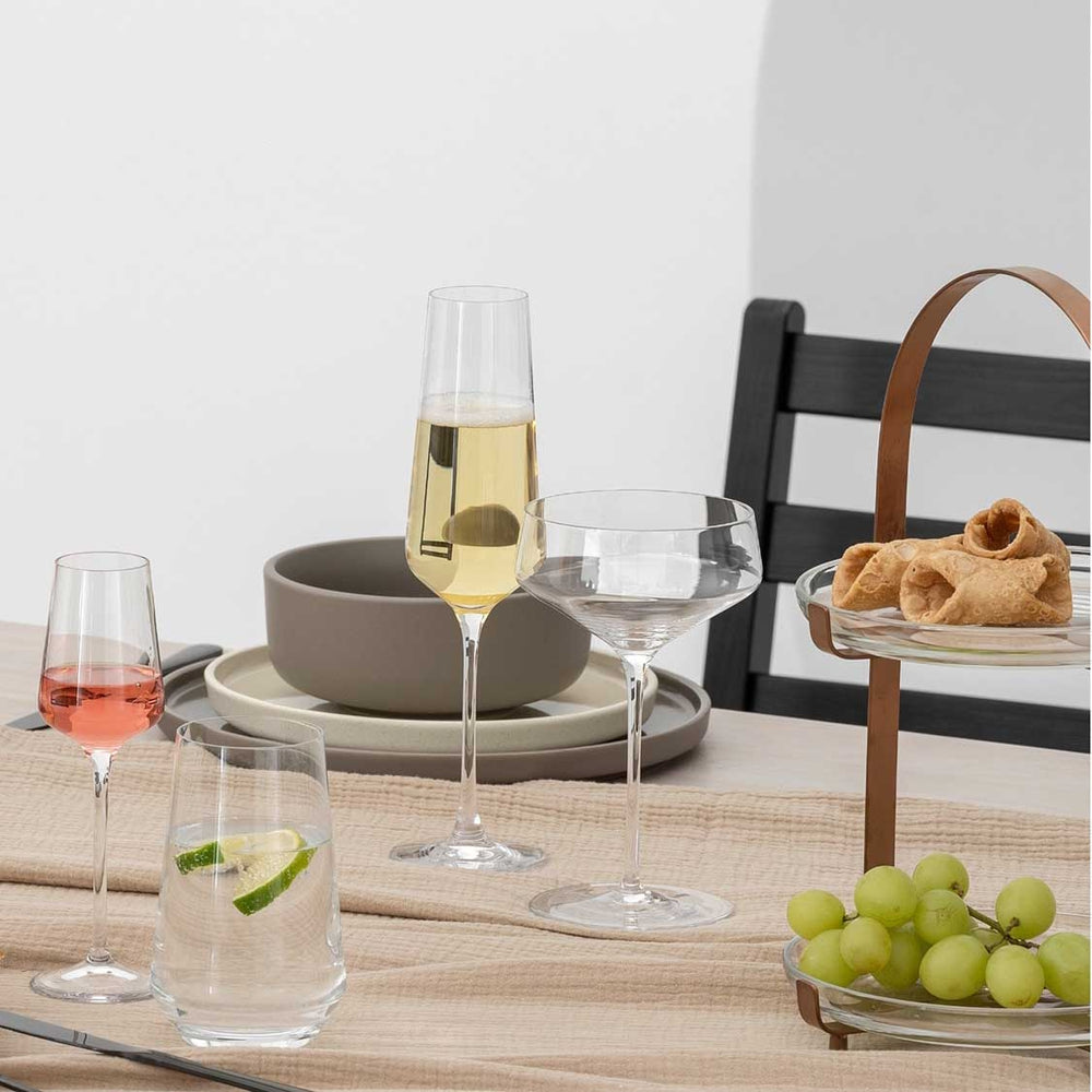 Leonardo Champagneglazen - Flutes - Puccini - 280 ml - 6 stuks