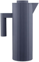 Alessi Thermoskan Plissé Grijs - 1 liter - Michele De Lucchi - MDL12 G