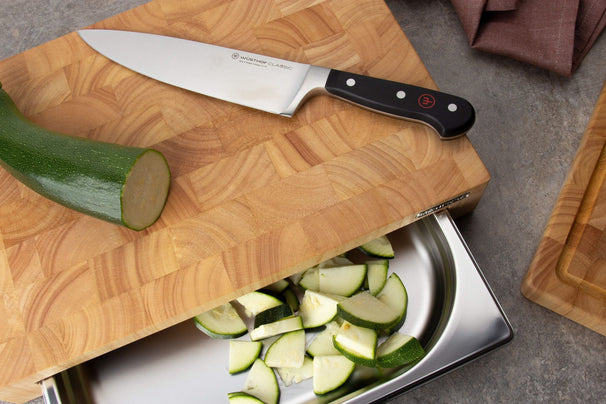 Continenta Snijplank met RVS Lade - Hout - 39 x 27 cm