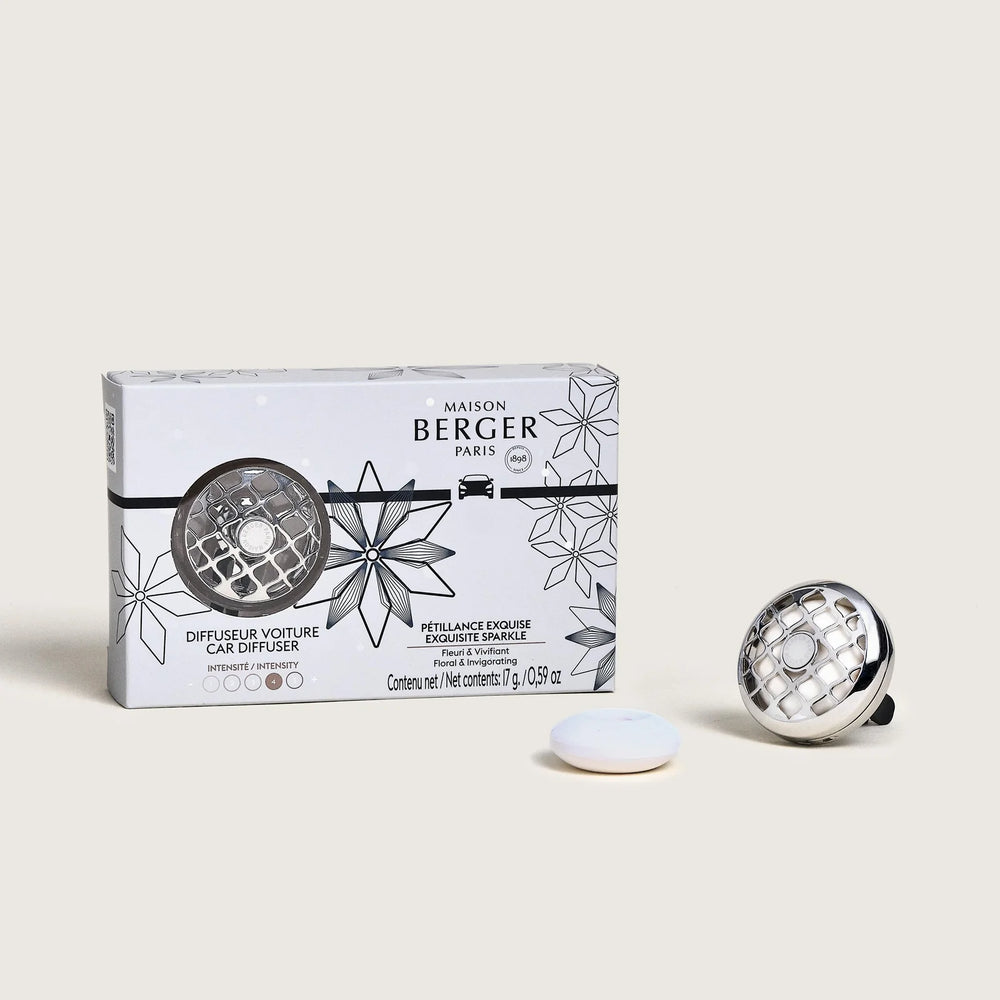 Maison Berger Autoparfum / Autodiffuser - Rosalie Exquisite Sparkle - Met navulling