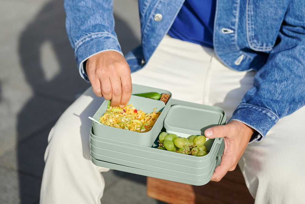 Mepal Broodtrommel / Lunchbox Take a Break Nordic Sage Large - met 2 Bentobakjes