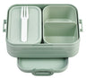 Mepal Broodtrommel / Lunchbox Take a Break Nordic Sage Midi - met 2 Bentobakjes