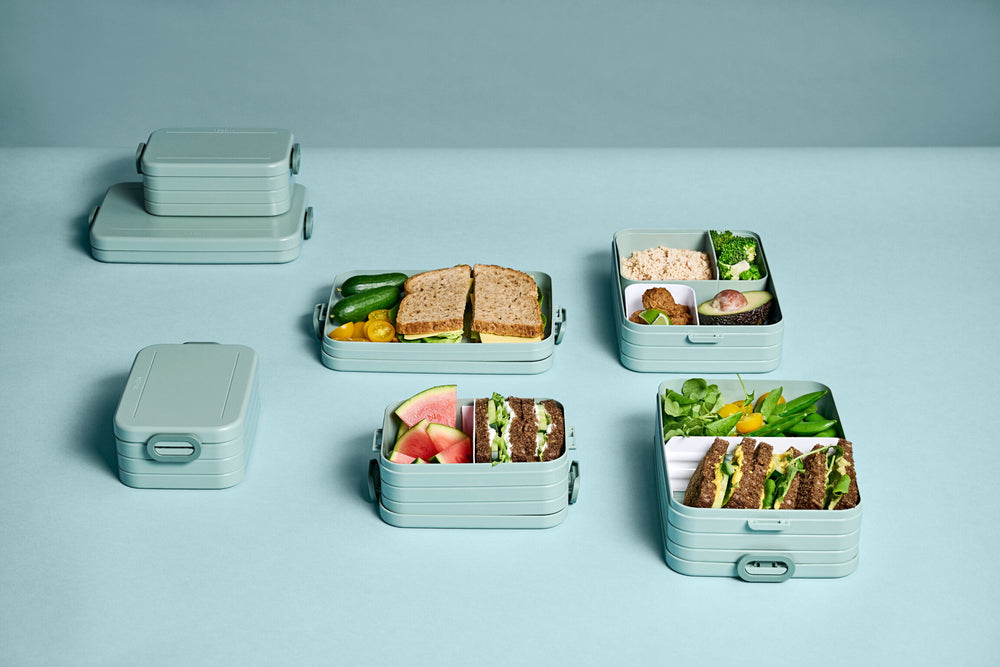 Mepal Broodtrommel / Lunchbox Take a Break Nordic Sage Large - met 2 Bentobakjes