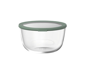 Mepal Glazen Vershoudbakje Cirqula Nordic Sage Rond - 3 liter