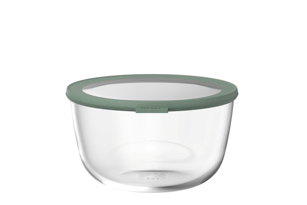 Mepal Glazen Vershoudbakje Cirqula Nordic Sage Rond - 3 liter