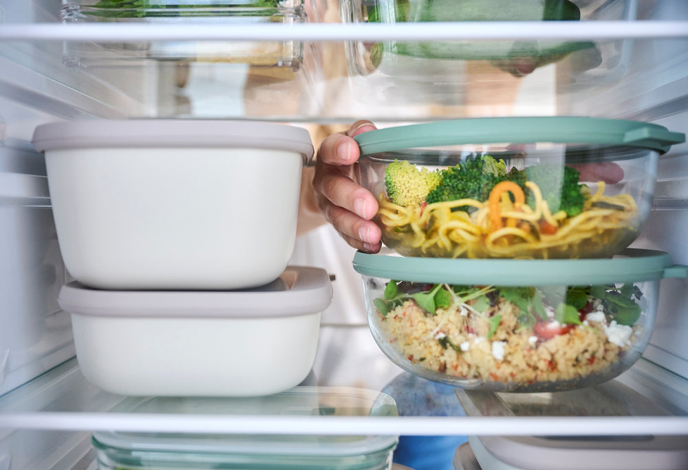 Mepal Glazen Vershoudbakje Cirqula Nordic Sage Rond - 3 liter