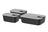 Mepal Vershoudbakjes EasyClip Nordic Black 3-delig - 2x 700 ml + 1.5 liter