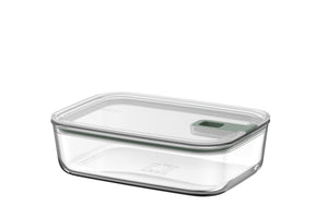 Mepal Ovenschaal / Lasagneschaal met deksel EasyClip Nordic Sage - Glas - 1.5 liter