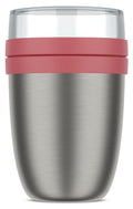 Mepal Thermos Yoghurt beker / Lunchpot Ellipse Vivid Mauve - 500 ml + 200 ml