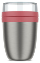 Mepal Thermos Yoghurt beker / Lunchpot Ellipse Vivid Mauve - 500 ml + 200 ml