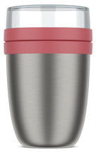 Mepal Thermos Yoghurt Beker / Muesli Beker / Lunchpot Ellipse Vivid Mauve - 500 ml + 200 ml