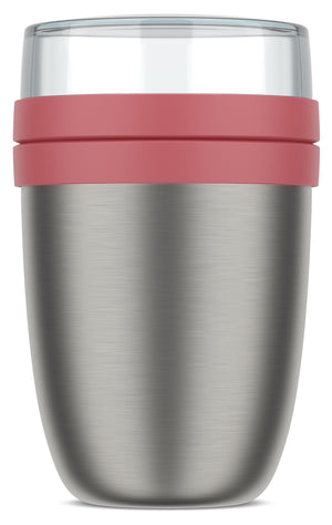 Mepal Thermos Yoghurt beker / Lunchpot Ellipse Vivid Mauve - 500 ml + 200 ml
