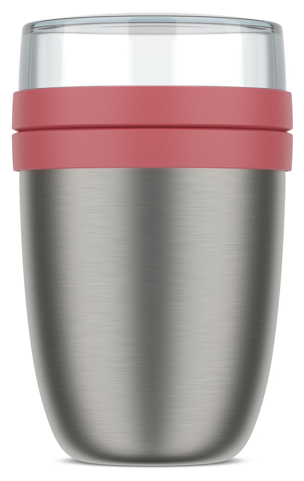 Mepal Thermos Yoghurt beker / Lunchpot Ellipse Vivid Mauve - 500 ml + 200 ml