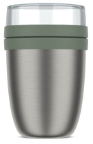 Mepal Thermos Yoghurt Beker / Muesli Beker / Lunchpot Ellipse Nordic Sage - 500 ml + 200 ml