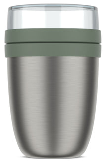 Mepal Thermos Yoghurt beker / Lunchpot Ellipse Nordic Sage - 500 ml + 200 ml