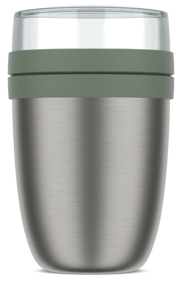 Mepal Thermos Yoghurt beker / Lunchpot Ellipse Nordic Sage - 500 ml + 200 ml