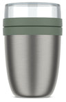 Mepal Thermos Yoghurt Beker / Muesli Beker / Lunchpot Ellipse Nordic Sage - 500 ml + 200 ml