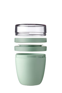 Mepal Yoghurt beker / Lunchpot Ellipse Nordic Sage - 500 ml + 200 ml