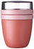 Mepal Yoghurt Beker / Muesli Beker / Lunchpot Ellipse Vivid Mauve - 500 ml + 200 ml