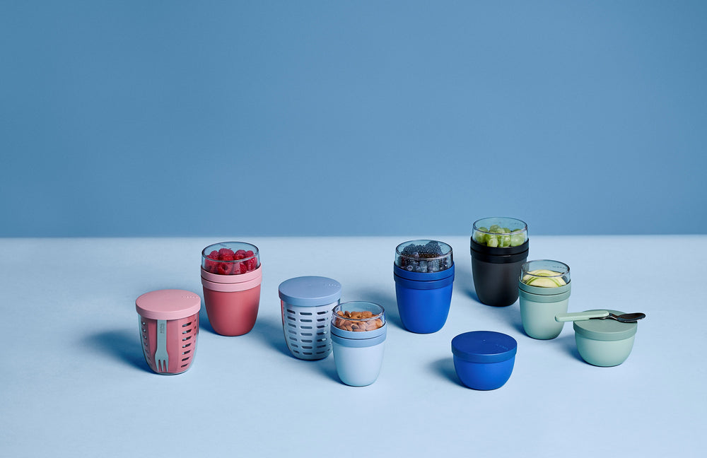 Mepal Yoghurt beker / Lunchpot Ellipse Nordic Sage - 500 ml + 200 ml