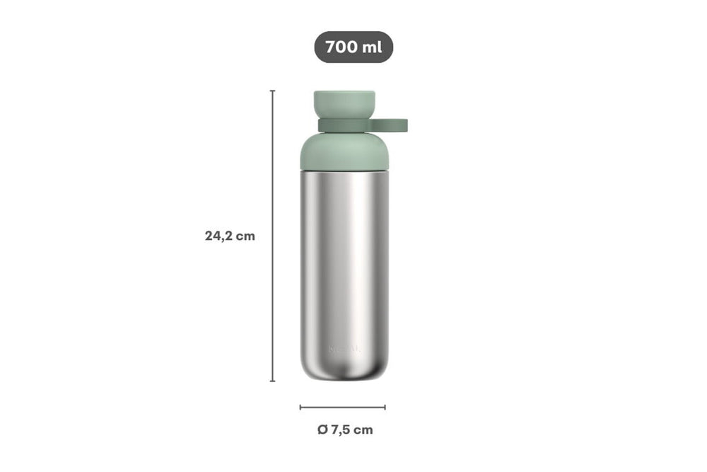 Mepal Waterfles Vita Nordic Sage - RVS - 700 ml