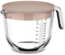 Mepal Glazen Maatbeker Chef It Chalk - met Deksel - 1 liter