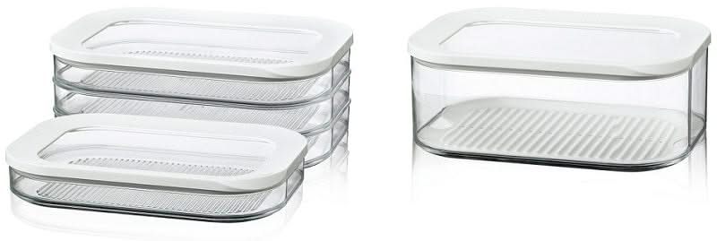 Mepal Vleeswarendoos Modula  Wit 3-Laags