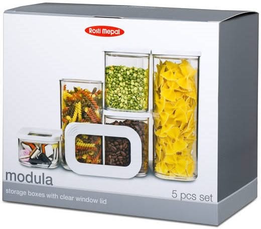 Mepal Voorraadpotten Set Modula Wit 7-delig