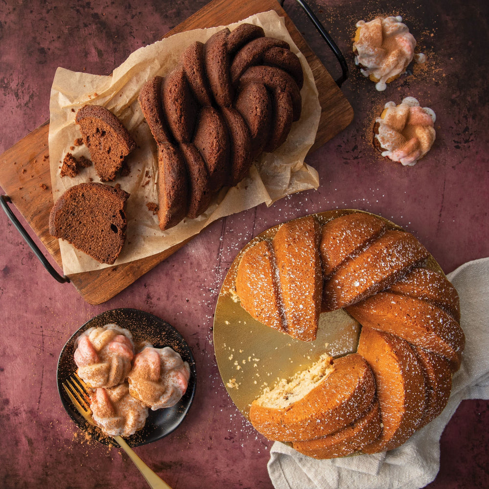 Nordic Ware Tulbandvorm Braided Bundt Goud - Gietaluminium - ø 27 cm