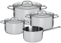 Sola Pannenset Mirage 4-Delig RVS - Kookpan ø 16, 18, 20 cm & Steelpan ø 16 cm - geschikt voor alle warmtebronnen