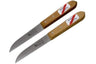 Robert Herder Molenmes - Hout - Lemmet 8.5 cm- 2 Stuks