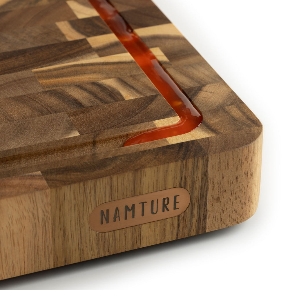 Namture Snijplank Acacia Classic - 45 x 30 cm - Houten Snij- en Bereidingsplank