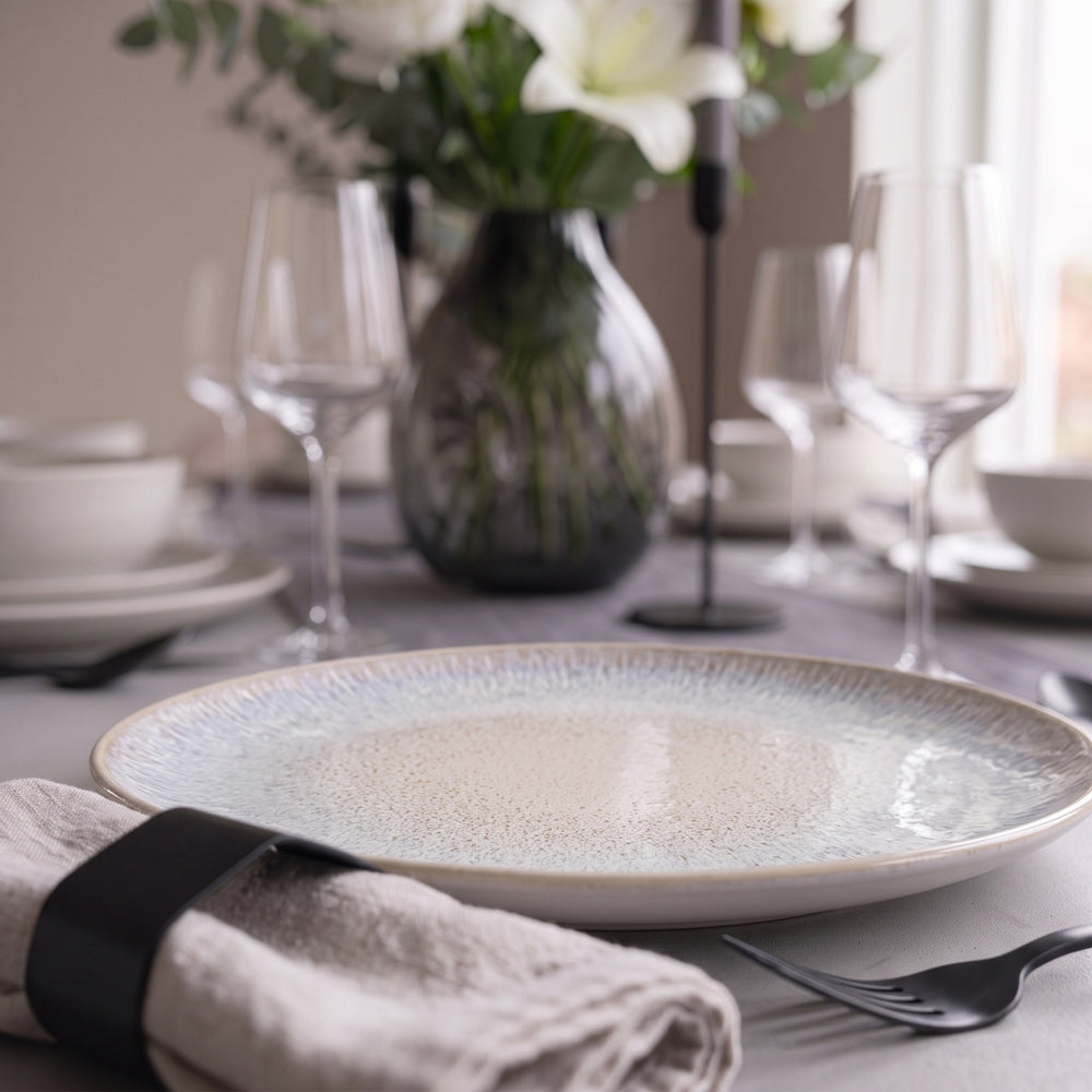 Cookinglife Dinerborden Nola Beige ø 27 cm - 6 Stuks