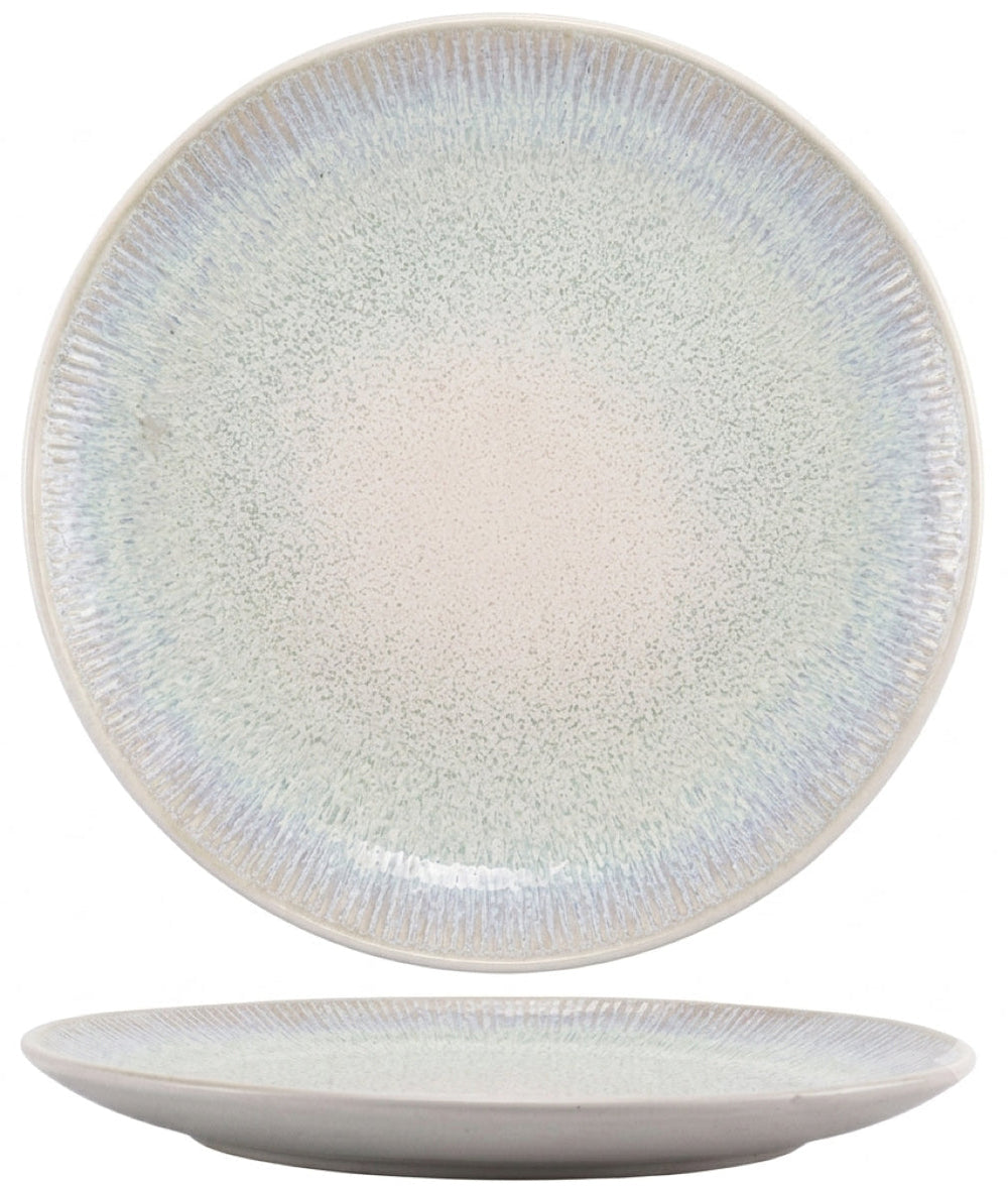 Cookinglife Serviesset Nola Beige reactive glaze 18-delig / 6 personen - 6 dinerborden, 6 ontbijtborden en 6 kommen
