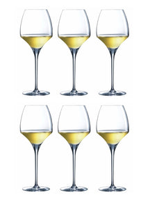 Chef & Sommelier Witte Wijnglazen Open Up - 400 ml - 6 stuks - 6 witte wijnglazen van 400 ml