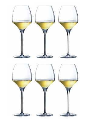Chef & Sommelier Witte Wijnglazen Open Up - 400 ml - 6 stuks - 6 witte wijnglazen van 400 ml