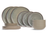 Cosy & Trendy Serviesset Onna Sand Green 18-delig / 6 personen - 6 dinerborden, 6 ontbijtborden en 6 diepe borden