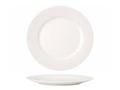 Cookinglife Ontbijtborden / Dessertborden - CampVibe - Outdoor - Kunststof - Onbreekbaar - Wit ø 21 cm - 4 Stuks