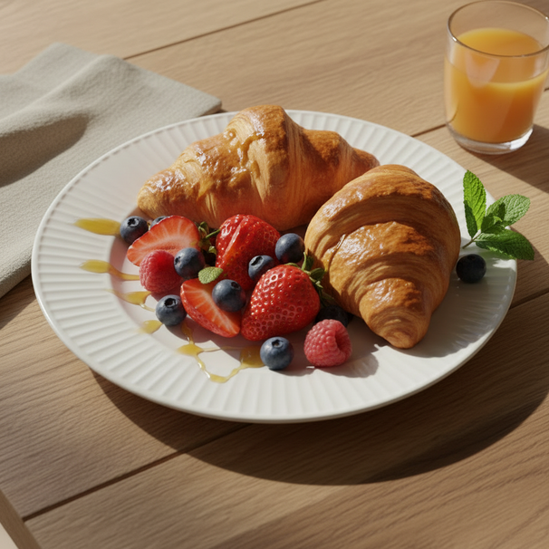 Cookinglife Serviesset Siaki New Bone - Porselein 18-delig / 6 personen - 6 dinerborden, 6 ontbijtborden en 6 kommen