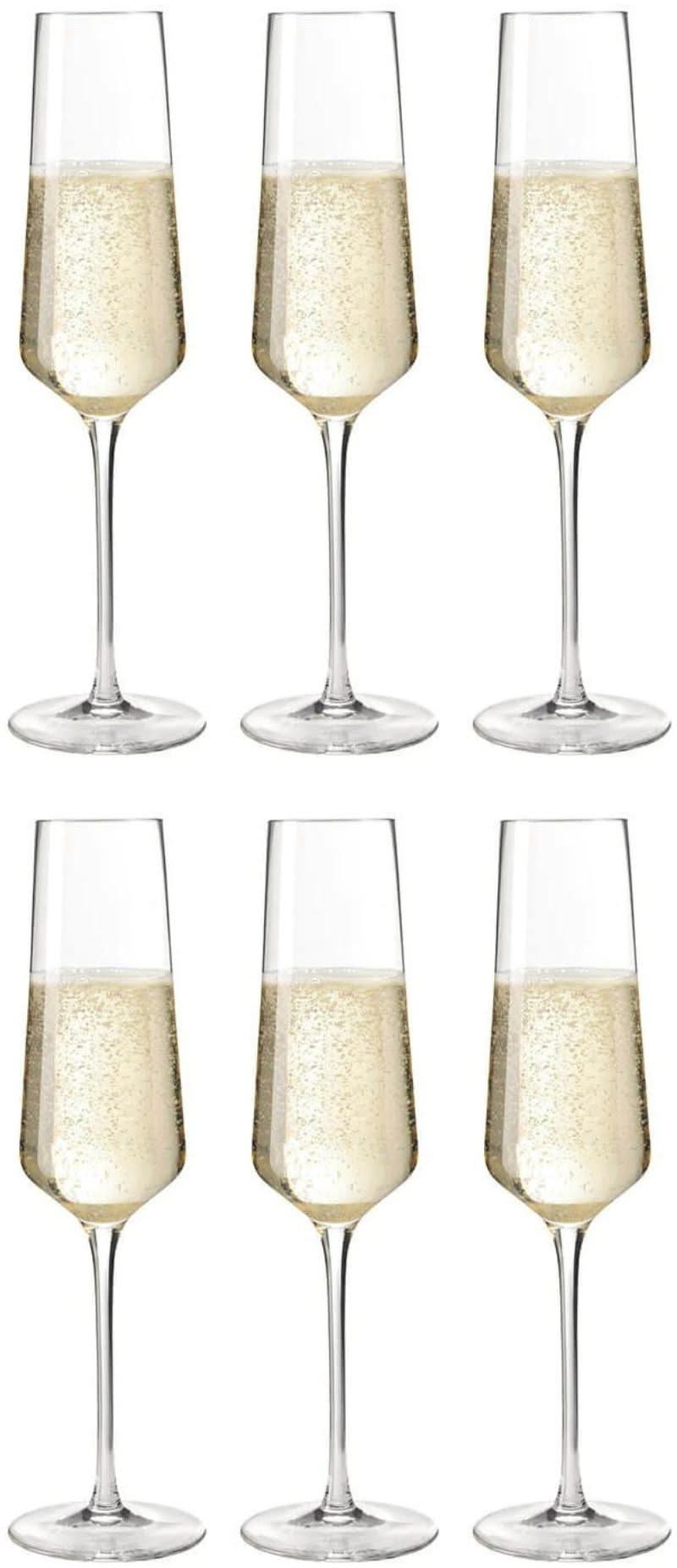 Leonardo Champagneglazen - Flutes - Puccini - 280 ml - 6 stuks